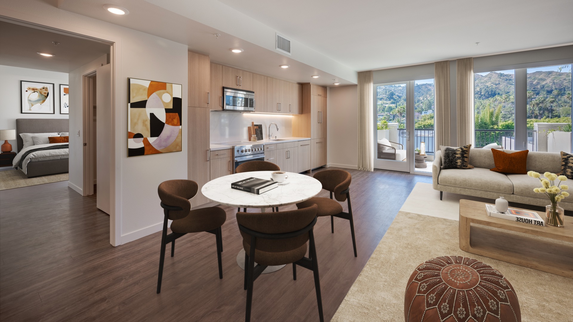 Penthouse Living Area with Breathtaking Views